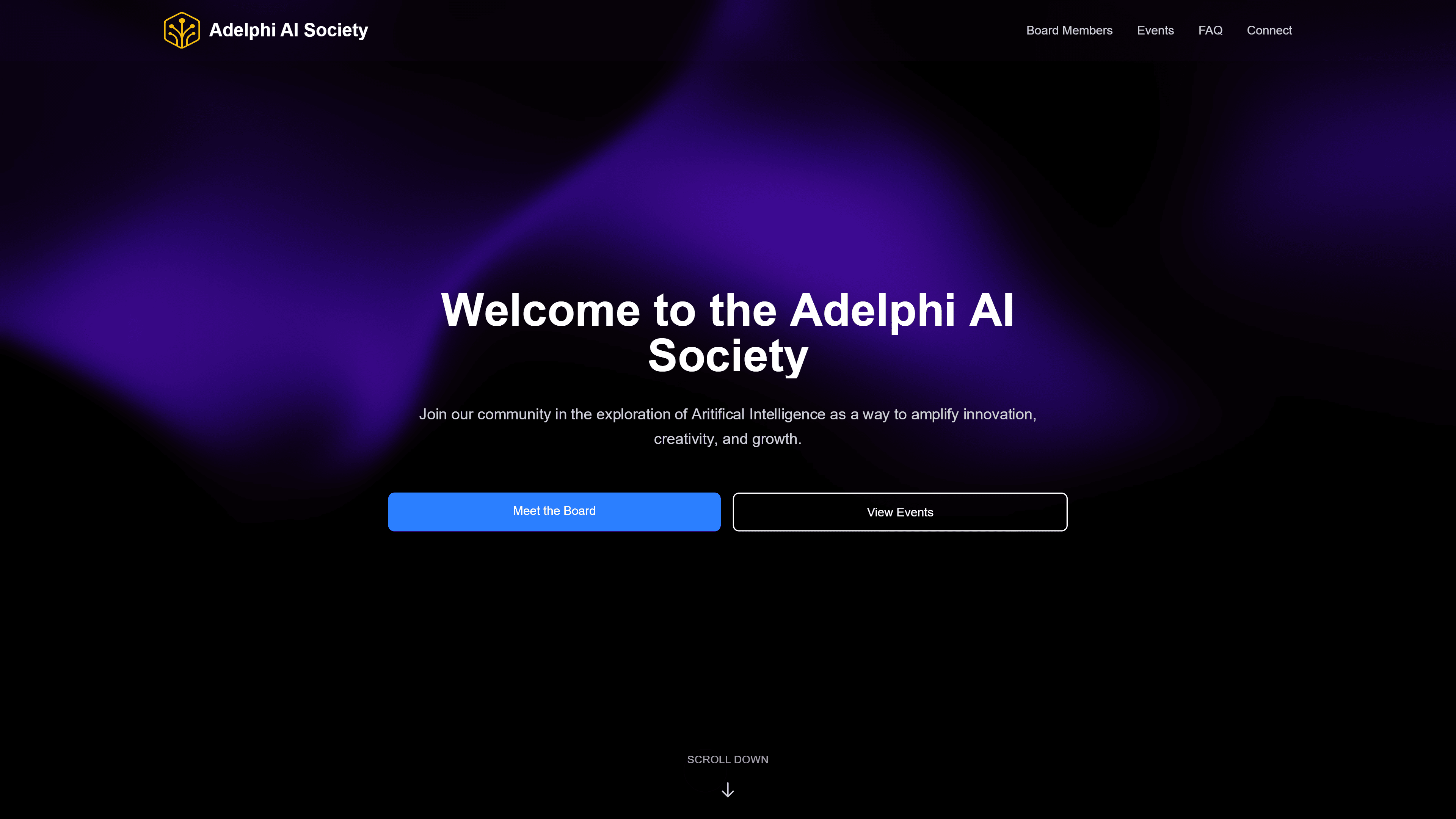 Adelphi AI Society Website